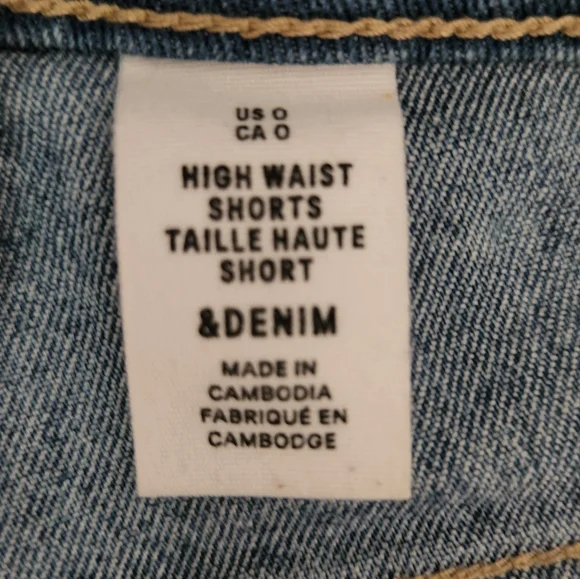 H&M High Waist Jean Shorts - Picture 5 of 10